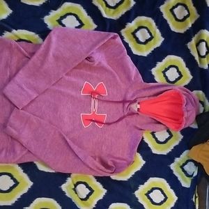Purple and pink Under Armour Hoodie